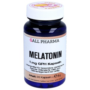 Melatonin 1 mg GPH Kapseln, 30 St Kapseln Produktbild
