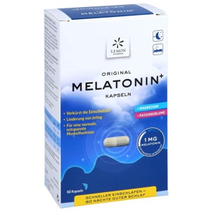 MELATONIN+ 60 St Kapseln Produktbild