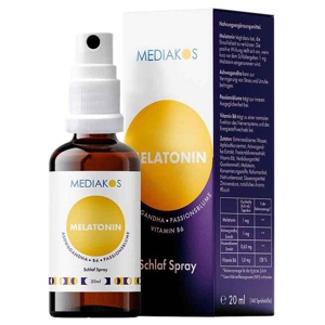 MELATONIN ASHWAGANDHA Mediakos Schlaf Spray vegan Produktbild