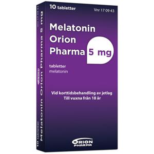 Melatonin Orion Pharma 5 mg 10 tabletter