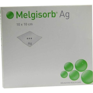 Melgisorb Ag Verband 10x10 cm Produktbild