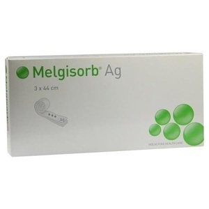 Melgisorb Ag Verband 3x44 cm Produktbild