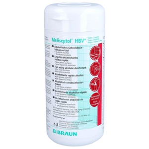 MELISEPTOL HBV Tücher Spenderbox 100 St Tücher Produktbild
