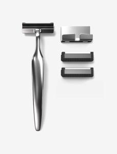 Melle Chrome Razor Kit 2.0 med 2 rakblad produkt bild