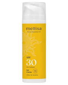 Mellisa Solcreme SPF 30 - 150 ml. produktbillede