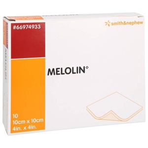 MELOLIN 10x10 cm Wundauflagen steril 10 St Verband Produktbild
