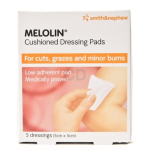 Melolin Cushioned Dressing Pads 5cmx5cm product image