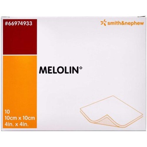 Melolin kompresser 10 x 10 cm 10 stk. produktbillede