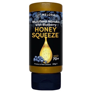 Melora Manuka Honung 70+ MGO Blueberry Squeeze 330g produkt bild