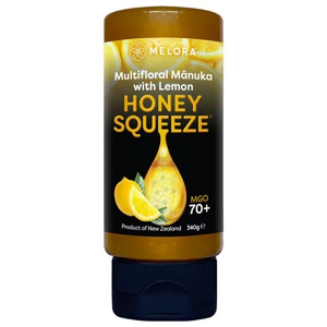 Melora Manuka Honung 70+ MGO Lemon Squeeze 330g produkt bild