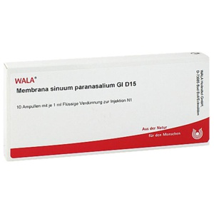 Membrana sinuum para. GL D 15 Ampullen, 10X1 ml Ampullen Produktbild