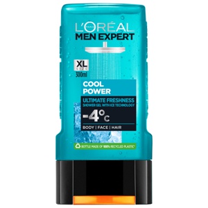 L'Oréal Paris Men Expert Shower Gel Cool Power Ultimate Freshness with Ice Technology 300 ml produkt bild