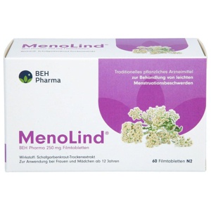 Menolind BEH Pharma 250 mg Filmtabletten Produktbild