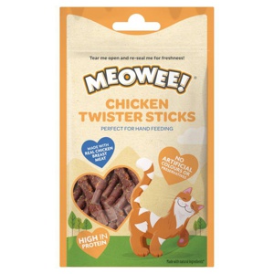 Meowee! Chicken Twister Sticks Produktbild