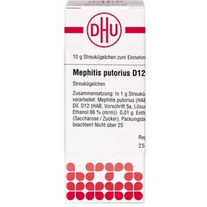 MEPHITIS putorius D 12 Globuli Produktbild