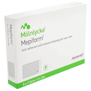 Mepiform 5x7,5 cm Verband, 5 St Verband Produktbild