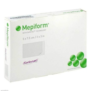 Mepiform 5x7,5 cm Verband, 5 St Verband Produktbild