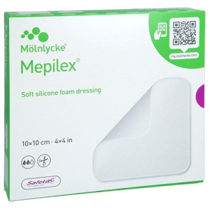 MEPILEX 10x10 cm Schaumverband Produktbild