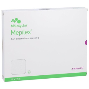 Mepilex 15x17 cm Schaumverband, 5 St Verband Produktbild