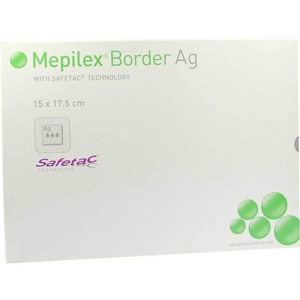 Mepilex Border Ag Schaumverb.15x17,5 cm steril Produktbild