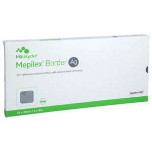 Mepilex Border Ag Schaumverb.10x20 cm steril Produktbild