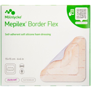 Mepilex Border Flex 15 x 15 cm 5 stk produktbillede