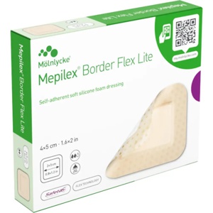 Mepilex Border Flex Lite 4x5 cm skumbandasje 10 stk produktbilde