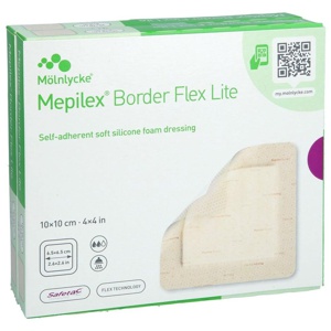 MEPILEX Border Flex Lite Schaumverband 10x10 cm Produktbild