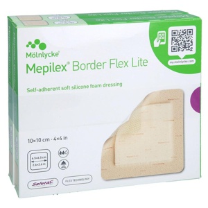 MEPILEX Border Flex Lite Schaumverband 10x10 cm Produktbild