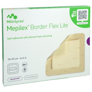 MEPILEX Border Flex Lite Schaumverband 15x15 cm Produktbild