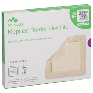 MEPILEX Border Flex Lite Schaumverband 15x15 cm Produktbild