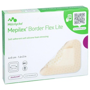 MEPILEX Border Flex Lite Schaumverband 4x5 cm Produktbild