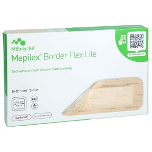 MEPILEX Border Flex Lite Schaumverband 5x12,5 cm Produktbild