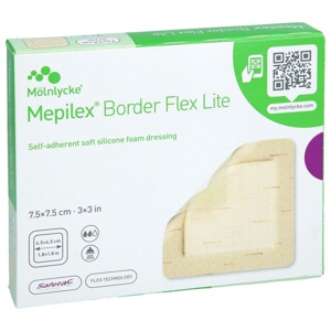 MEPILEX Border Flex Lite Schaumverband 7,5x7,5 cm Produktbild