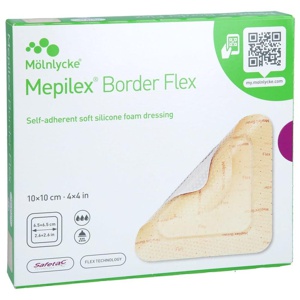 MEPILEX Border Flex Schaumverb.haft.10x10 cm Produktbild