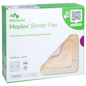 MEPILEX Border Flex Schaumverb.haft.10x10 cm Produktbild