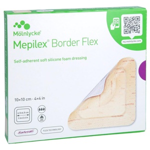 MEPILEX Border Flex Schaumverb.haft.10x10 cm Produktbild