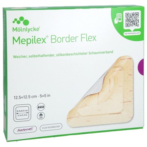 Mepilex Border Flex Schaumverb.haft.12,5x12,5 Cm Produktbild