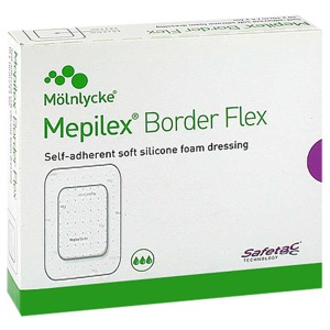 Mepilex Border Flex Schaumverb.haft.13x16 cm oval Produktbild