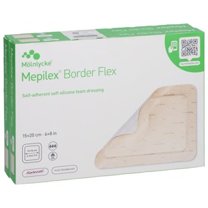 MEPILEX Border Flex Schaumverb.haft.15x20 cm Produktbild