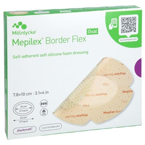 Mepilex Border Flex 7,8 x 10cm 5 St Verband Produktbild