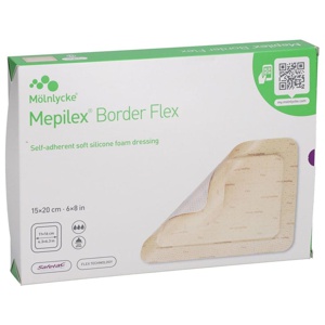 Mepilex Border Flex Schaumverband haft.15x20 cm, 10 St Verband Produktbild