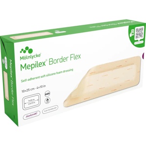 Mepilex Border Flex skumbandasje 10x25cm 10 stk produktbilde