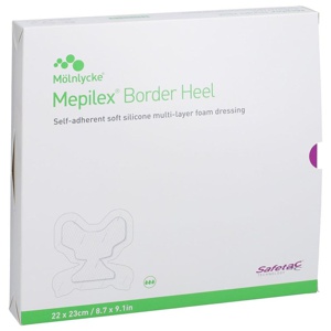 MEPILEX Border Heel Fersenverb.haft.22x23 cm ster. Produktbild