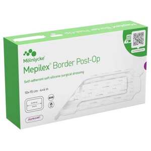 Mepilex Border Post-OP Verband haftend 10x15 cm Produktbild