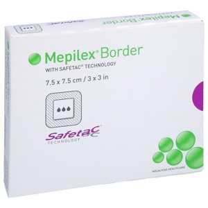 MEPILEX Border Schaumverband 7,5x7,5 cm Produktbild