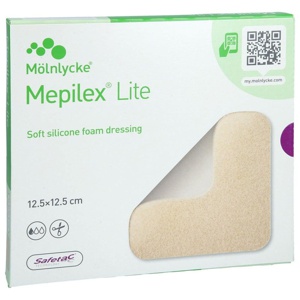 Mepilex Lite Schaumverband 12,5x12,5 cm steril Produktbild