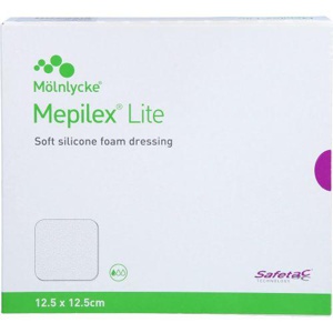 MEPILEX Lite Schaumverband 12,5x12,5 cm steril 5 St Verband Produktbild