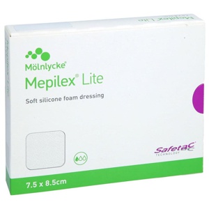 MEPILEX Lite Schaumverband 7,5x8,5 cm steril Produktbild
