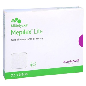 Mepilex Lite Schaumverband 7,5x8,5 cm steril Produktbild